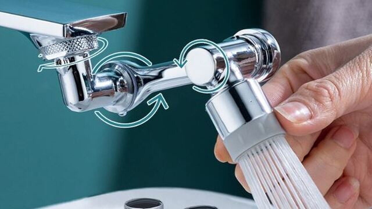 Universal Dual Mode Rotating Faucet Extender