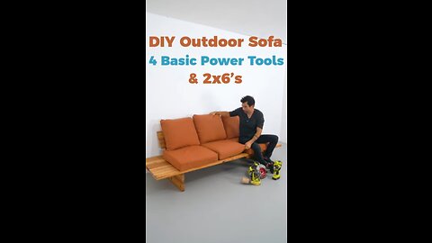 DIY Outdoor Sofa