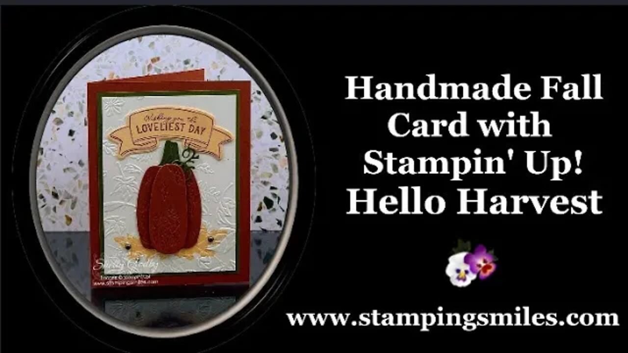 Handmade Fall Card with Stampin' Up! Hello Harvest