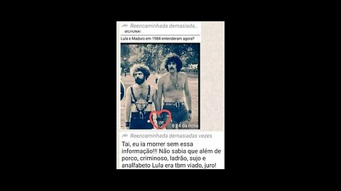 Lula e Maduro em 1984 de mãos dadas? Não pode ser verdade, pode??