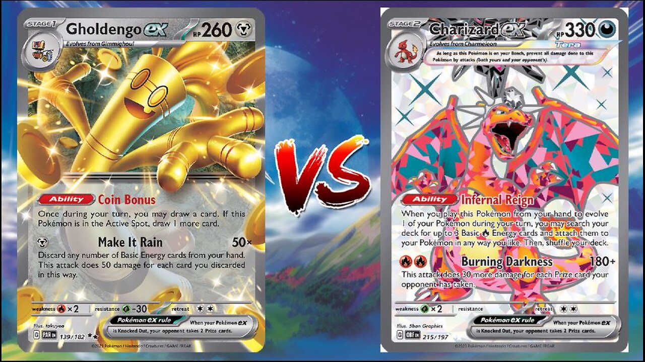 Pokemon TCG Live Gholdengo EX Eldegoss VS Charizard EX Bibarel!!