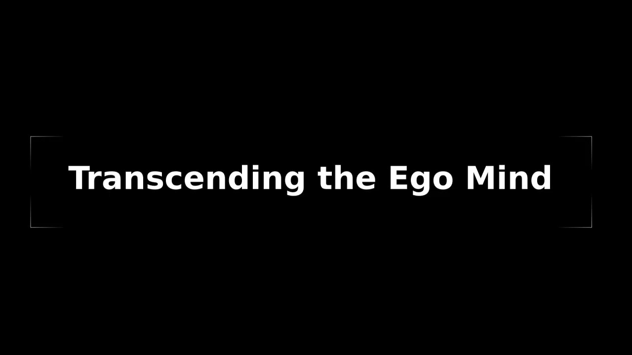 Morning Musings #70 - Transcending the Ego Mind and it's need for "importance". ✅