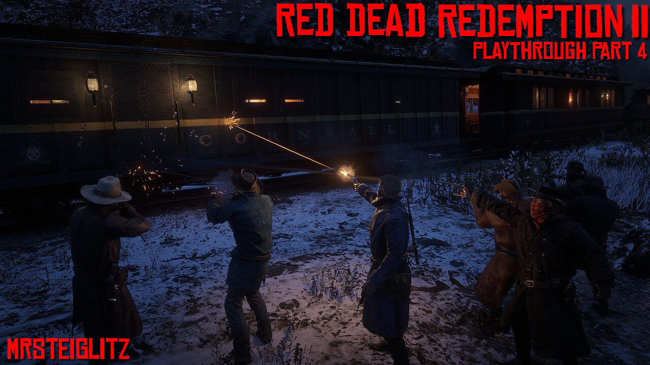 MrSteiglitz Red Dead Redemption II Part 4 - The O'Driscoll Train Heist