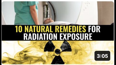 10 Natural remedies for radiation exposure