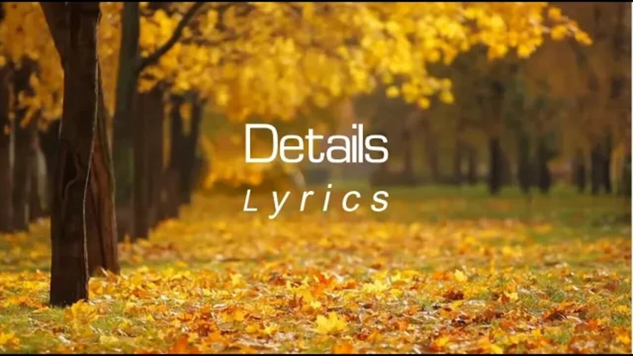 Details Lyrics