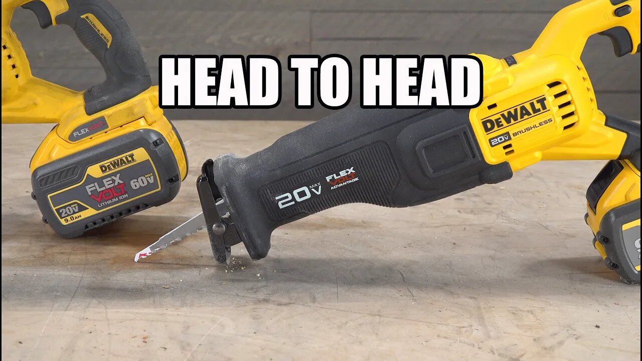 FLEXVOLT Advantage vs FLEXVOLT - Reciprocating Saws