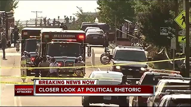 Closer look at political rhetoric after shooting