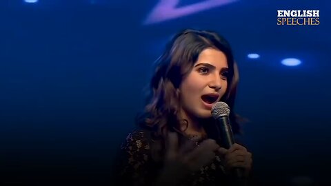 ENGLISH SPEECH | SAMANTHA RUTH PRABHU: You Can Do It (English Subtitles)