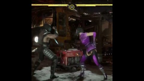 MK11 Scorpion and Mileena Trading Strikes #shorts