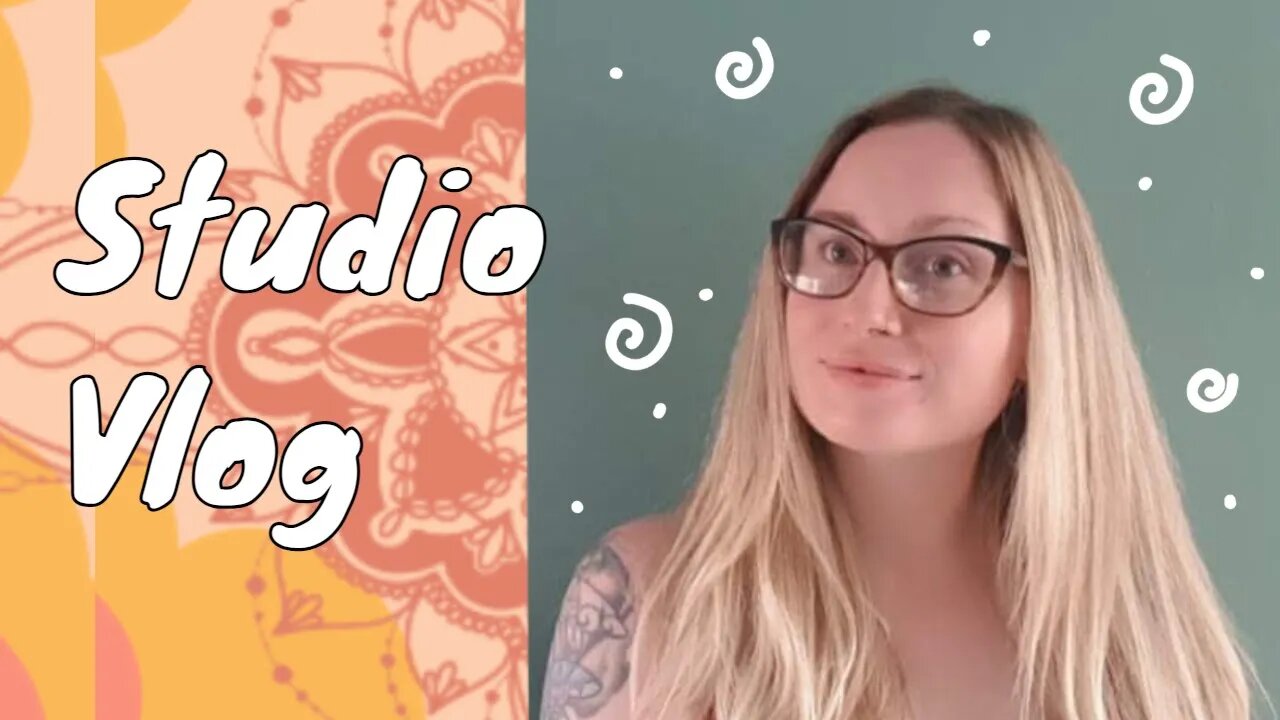 Studio Vlog | Creating packaging for etsy shop