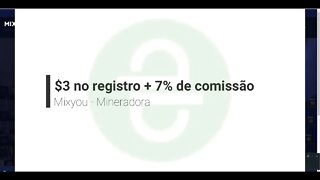 Finalizado - Mineradora - Mixyou - $3 na inscrição