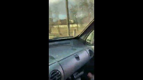 Ukrainians attack a Russian R-330BMV vehicle with #Molotov cocktails.