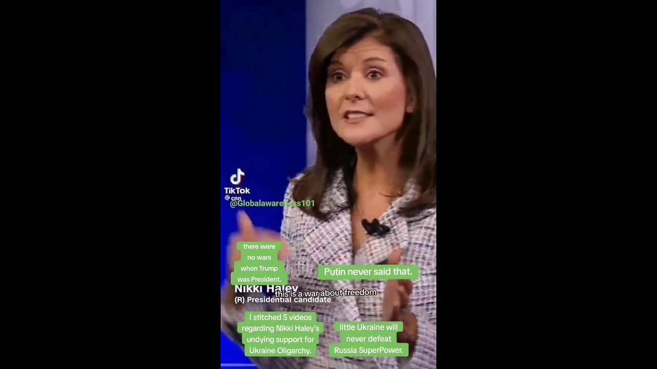 Nikki Haley Undying Support For Ukraine Dictatorship