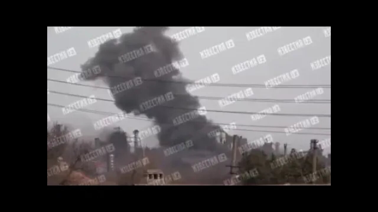 Moment Of Impact & Explosion At The Llyich Plant In Mariupol, Where The Azov Regiment Is Entrenched!
