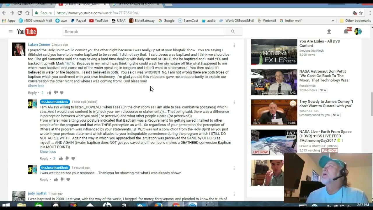 OK it's sponge time story - Jonathan Kleck