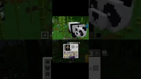 RESERVA NATURAL DE PANDAS #shorts #minecraft