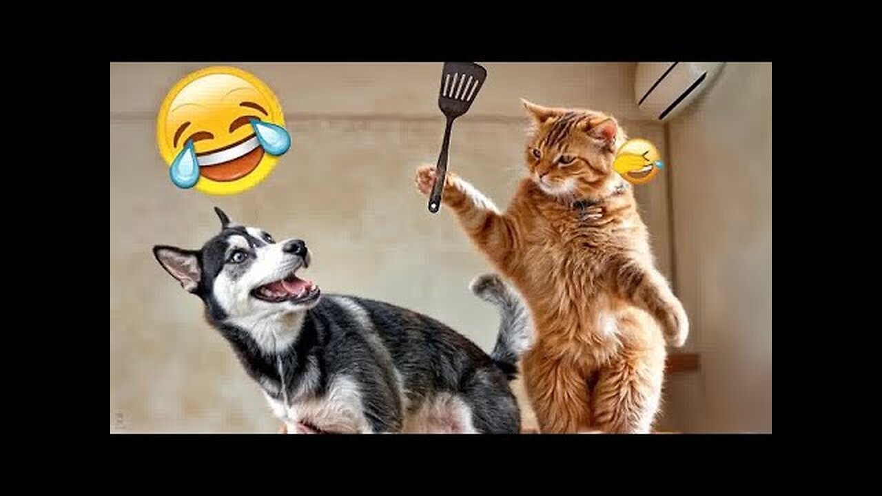 Funniest Animals 🤣🤣🤣New Funny Cats and Dogs Videos 😹🐶 🤣🤣🤣