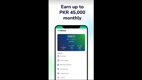 How to Earn Money Online from Markaz App
