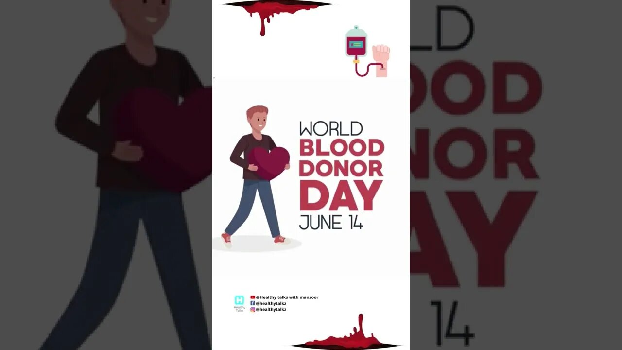 World Blood Donor Day #shorts