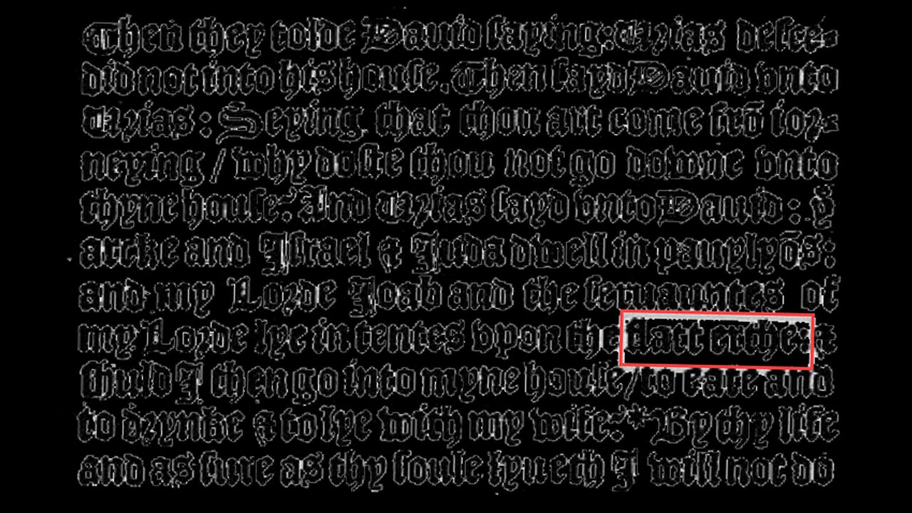 What does the first English Translation of the Bible in 1537 say about the shape of the Earth?