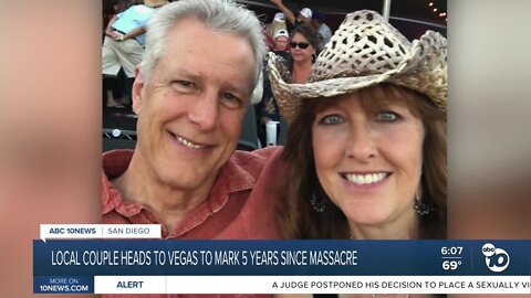 5 Years Later: San Diego couple heads to Las Vegas for mass shooting anniversary