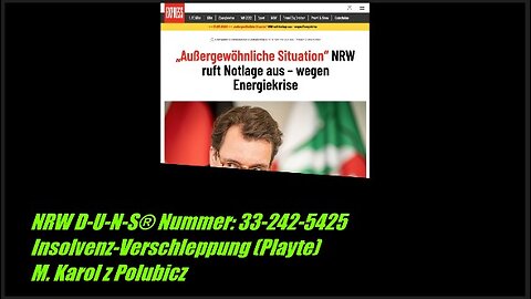 NRW Landtag D-U-N-S® Nummer 33-242-5425