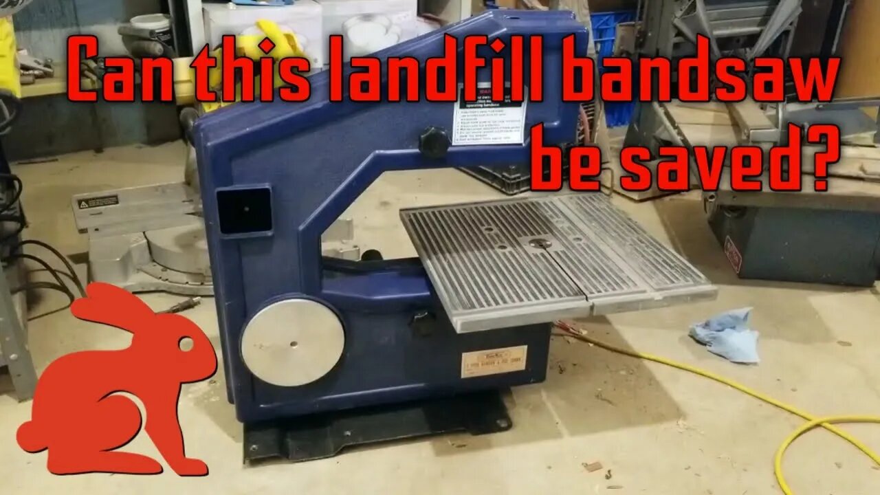 Rescuing a landfill bandsaw