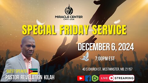 LIVE! 🔥SPECIAL FRIDAY SERVICE WITH PASTOR REVELATION KILAH!