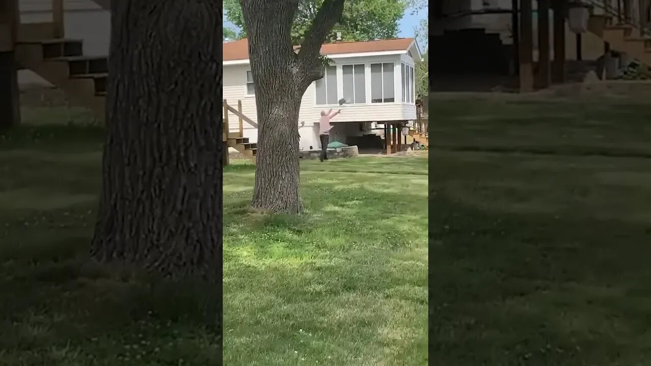 Golf Cart Runs Over Vandalizer! 🤣