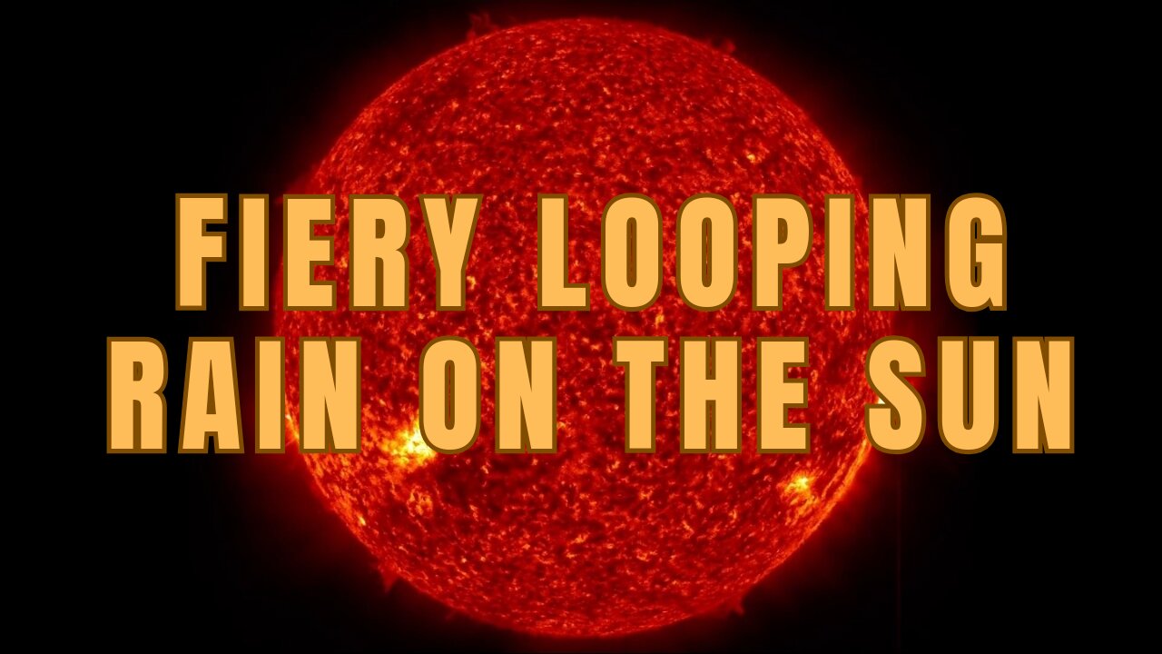 NASA___Fiery_Looping_Rain_on_the_Sun(1080p) #nasa #lunar #sun