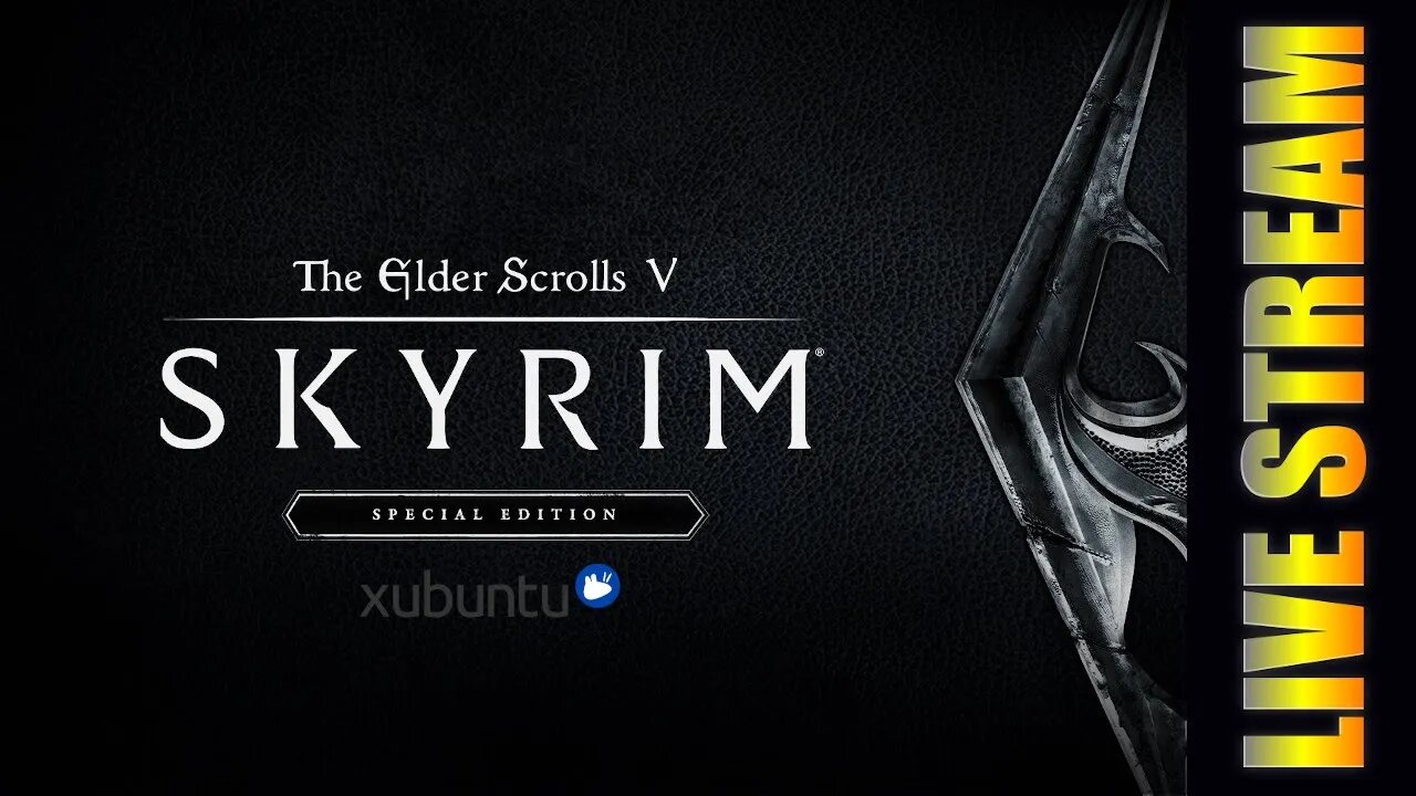 Elder Scrolls V Skyrim LIVE on Xubuntu Linux #1