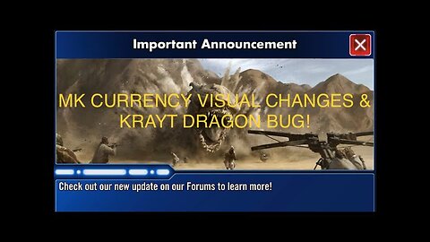 MK Currency Visual Update & Krayt Dragon Bug | Star Wars Galaxy of Heroes News