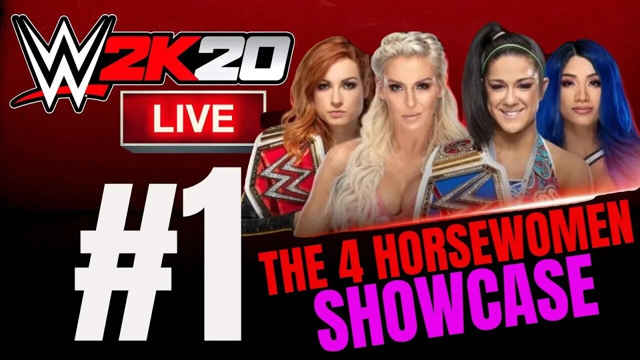 WWE 2k20: The Four Horsewomen Showcase | Part 1 | A Legends Seed has Entered NXT