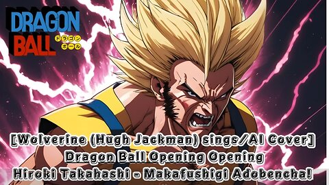 [Wolverine sings/AI Cover] Dragon Ball Opening Hiroki Takahashi - Makafushigi Adobencha!