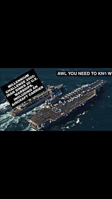 Millennium Challenge - 2002 Wargame - When Iran Sank 20 US Navy Warships