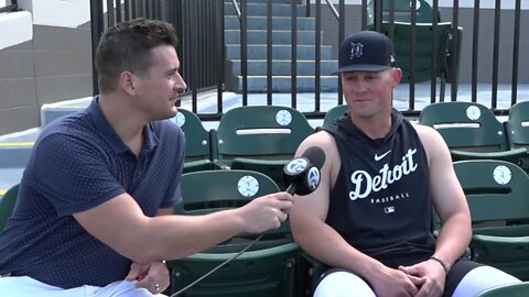 INTERVIEW: Spencer Torkelson admits rookie season was tough, plans to rebound