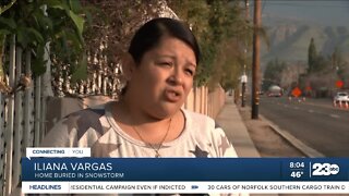 Stranded family describes home after snowstorm