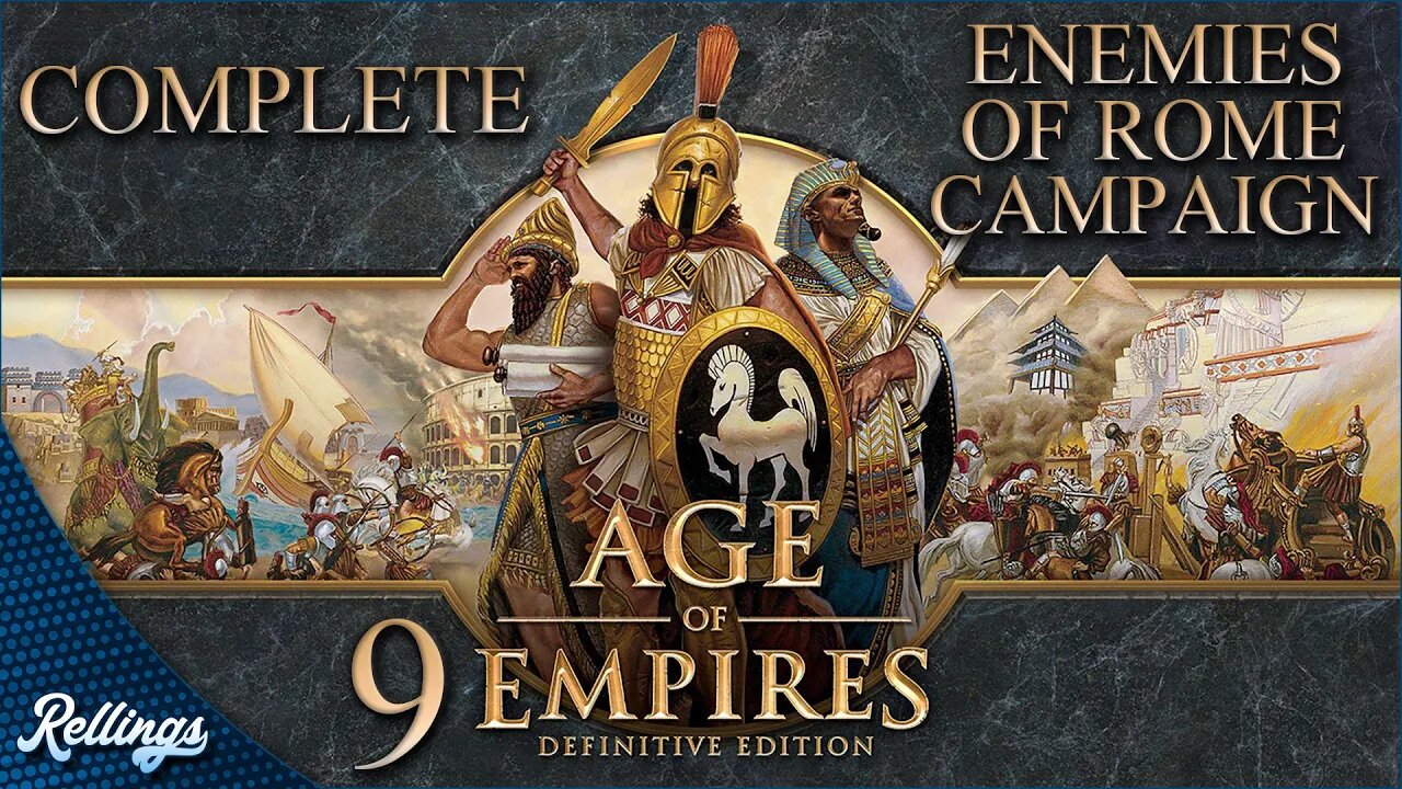 Age of Empires: Definitive Edition (PC) Enemies of Rome | Full Campaign (No Commentary)