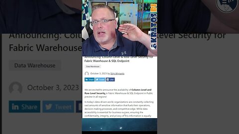 #MicrosoftFabric Column-Level & Row-Level Security for Fabric Warehouse!!!