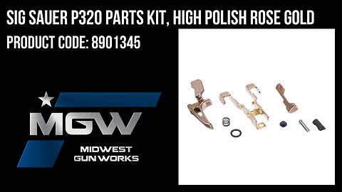 Sig Sauer P320 Parts Kit, High Polish Rose Gold - 8901345