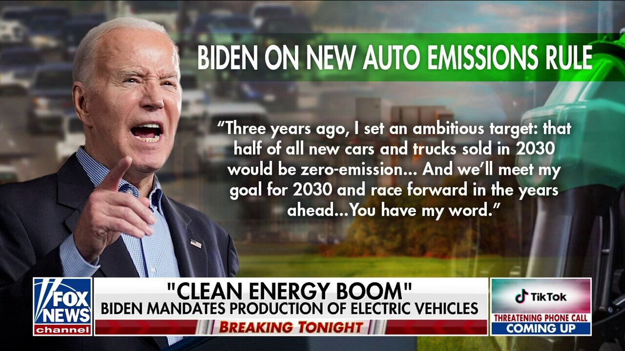 Biden Mandates Production Of Electric Vehicles