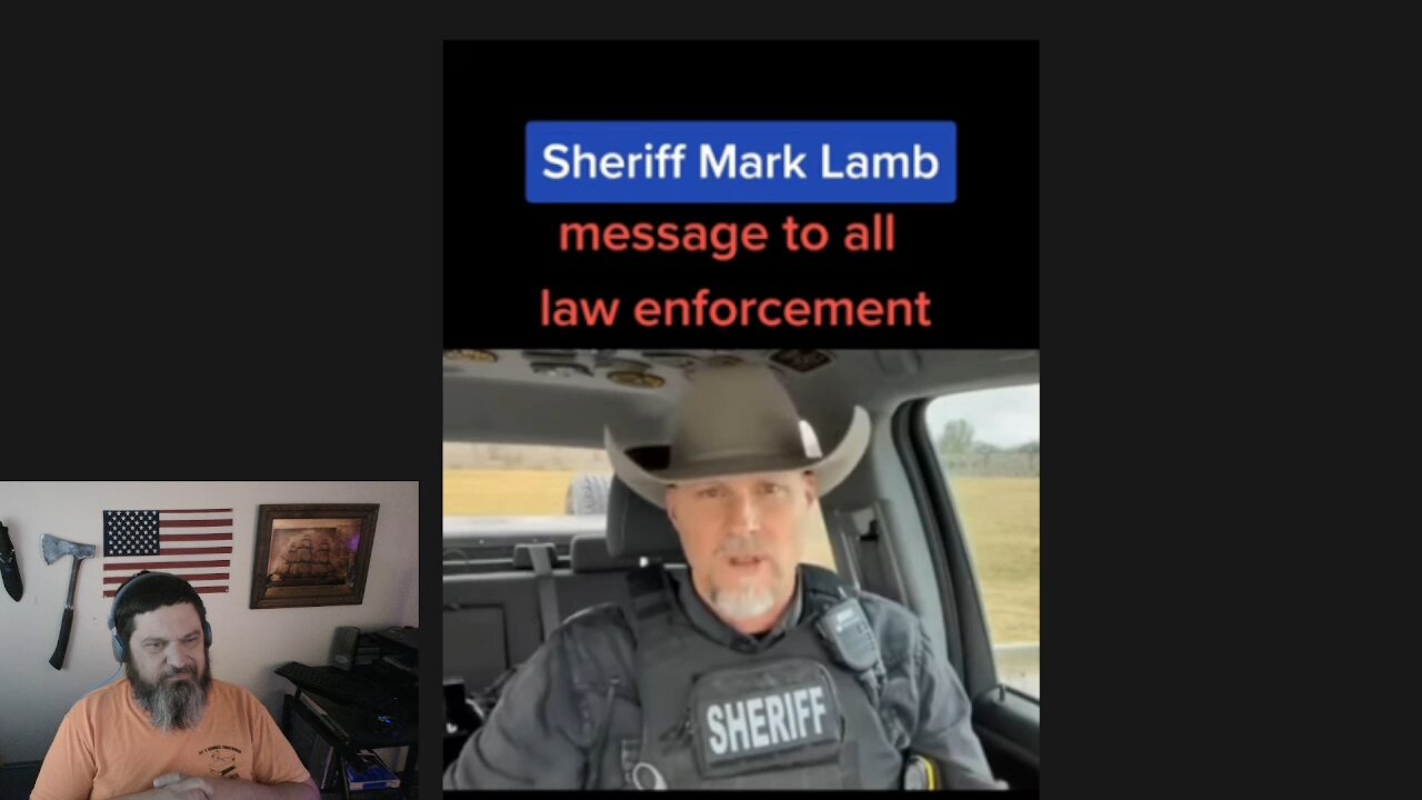 Message from Sheriff Lamb STOP THIS NONSENSE Reaction