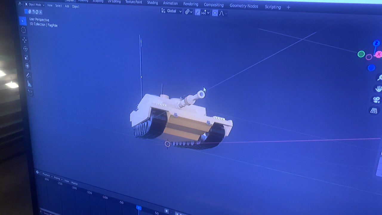 Blender 3d model by JpsYachtClub m1a1 tank .fbx