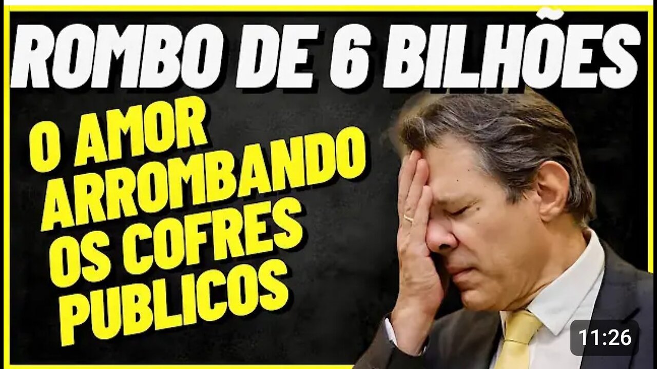 Rombo de 6 Bilhões nas estatais, amor arrombado