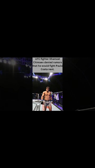 KHAMZAT CHIMAEV: COSTA IS NOT my best opponent. #shorts