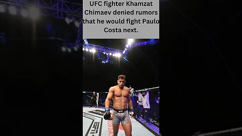 KHAMZAT CHIMAEV: COSTA IS NOT my best opponent. #shorts