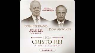 Príncipes Dom Bertrand e Dom Antônio participarão do 4º Fórum da liga Cristo Rei