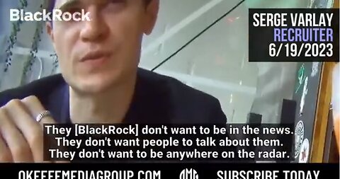 BlackRock Recruiter Who ‘Decides People’s Fate’ Says ‘War is Good for Business’ Undercover Footage