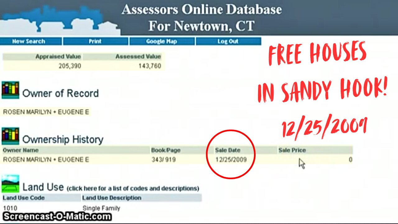 Christmas Day 2009 - FREE Houses In Newtown Connecticut (Sandy Hook)