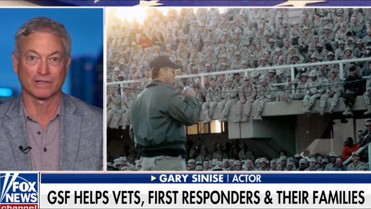 Gary Sinise Shares Story of Building Home for Army Veteran.